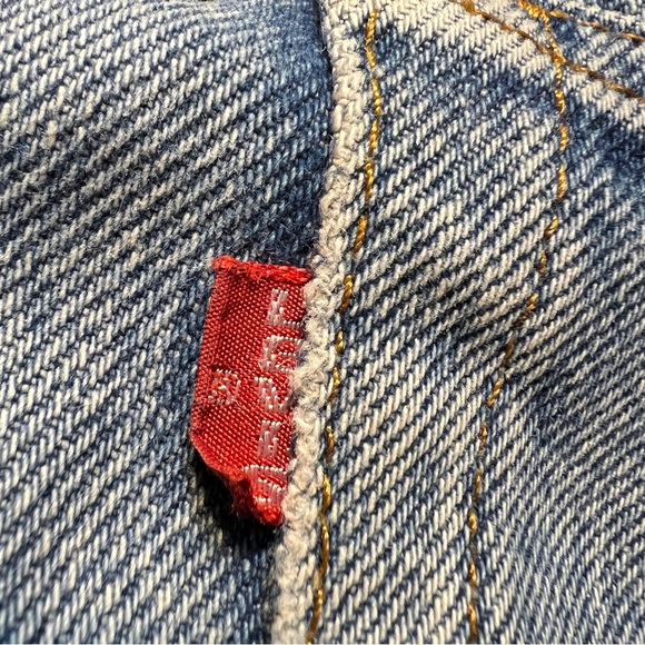 Vintage 1984 505 Levi’s Jeans Faded Blue Size 36x32 - Picture 4 of 16